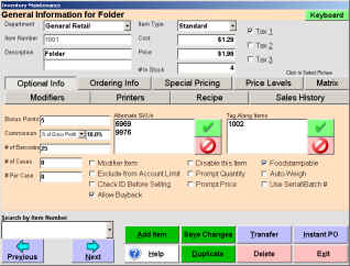  CRE ORDERING POS SYSTEM